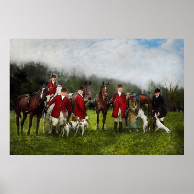 Hunter - The fox hunt - Tally-ho 1924 Poster (Front)