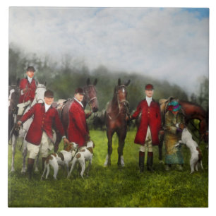 Hunter - The fox hunt - Tally-ho 1924 Tile