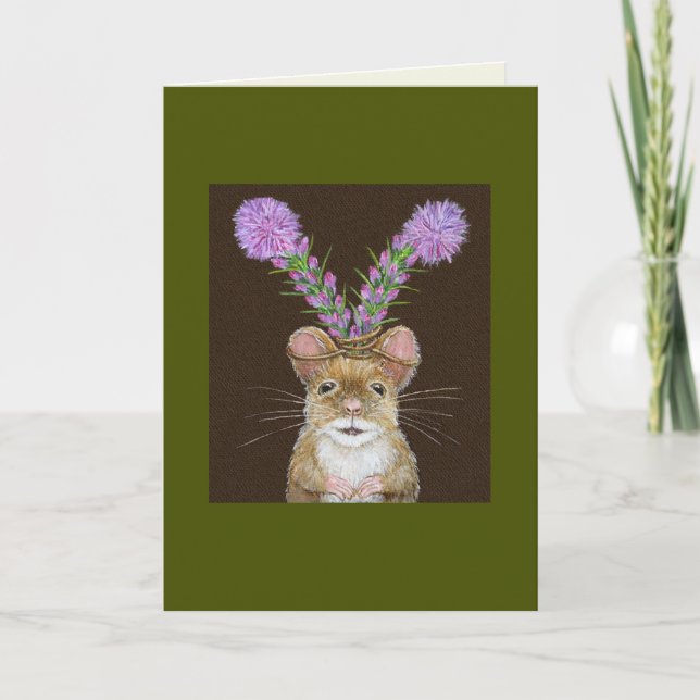 Hunter the mouse card (Front)