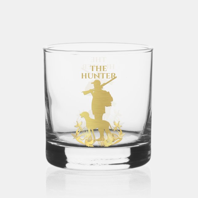 Hunter Whiskey Glass (Back)