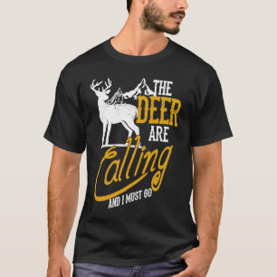 Hunter wild stag gamekeeper hunt deer hunting T-Shirt