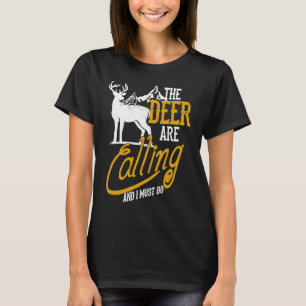 Hunter wild stag gamekeeper hunt deer hunting T-Shirt