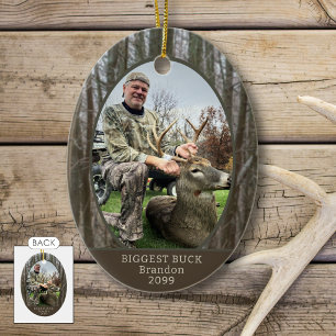 Hunter Woods Photo Personalised Ceramic Ornament