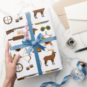 Hunter Wrapping Paper, Hunting Gift Wrap