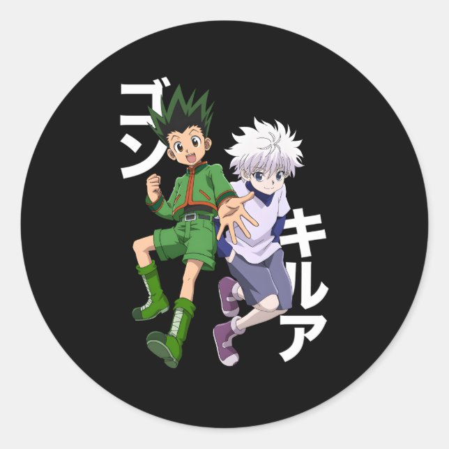 Hunter X Hunter Gon And Ua Classic Round Sticker (Front)
