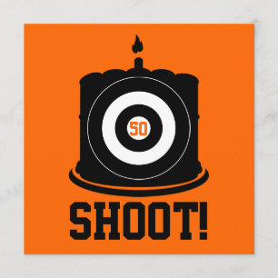 Hunter's 50th Birthday - Hunting Invitation