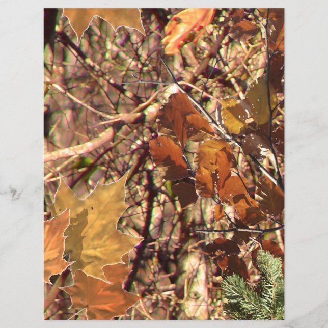 Hunter's Camo Camouflage Painting Customise This! Flyer (Back)