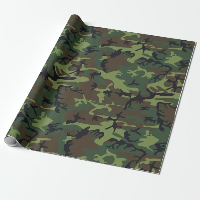 Hunters camo gift wrap (Unrolled)