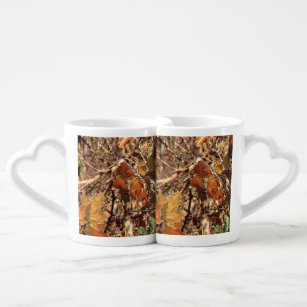 Hunter's Fall Nature Camo Camouflage Painting Coffee Mug Set