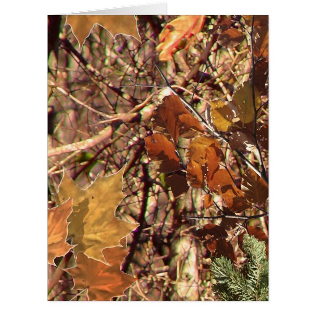 Hunter's Fall Nature Camouflage Painting Decor (Front)