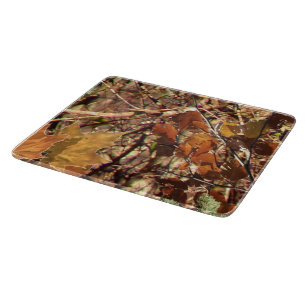 Hunter's Fall Nature Camouflage Painting Decor Cutting Board