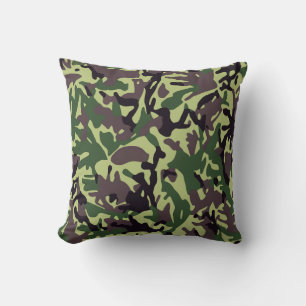 Hunters Green Camo Pattern Cushion