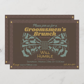 Hunter's Groomsmen's Brunch Invitation