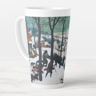 Hunters in the Snow by Bruegel Latte Mug
