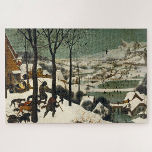 Hunters in the Snow (by Pieter Bruegel the Elder) Jigsaw Puzzle