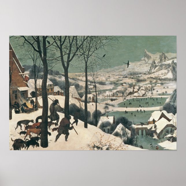 Hunters in the Snow - january, 1565 Poster (Front)