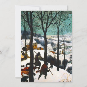 Hunters in the Snow Landscape Pieter Bruegel Announcement