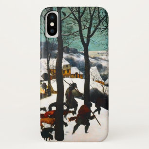 Hunters in the Snow Landscape Pieter Bruegel iPhone X Case