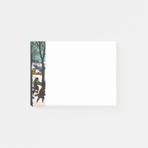 Hunters in the Snow Landscape Pieter Bruegel Post-it Notes