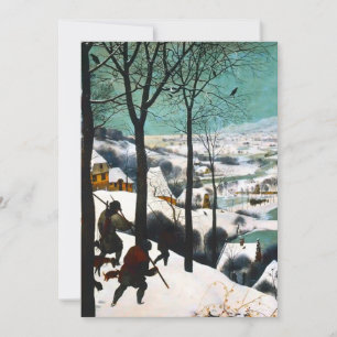 Hunters in the Snow Landscape Pieter Bruegel Save The Date