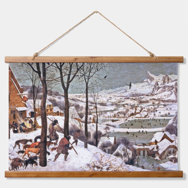 Hunters in the Snow, Pieter Bruegel the Elder Hanging Tapestry (Front)
