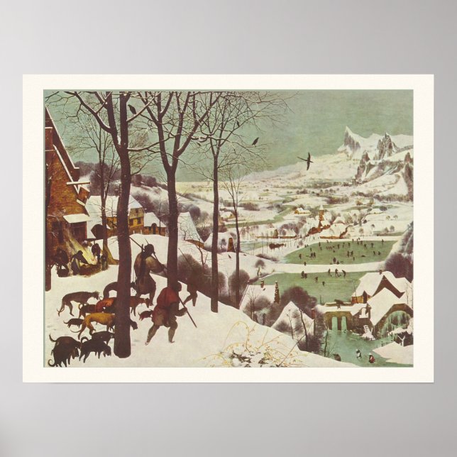 Hunters in the Snow Pieter Brueghel the Elder 1565 Poster (Front)