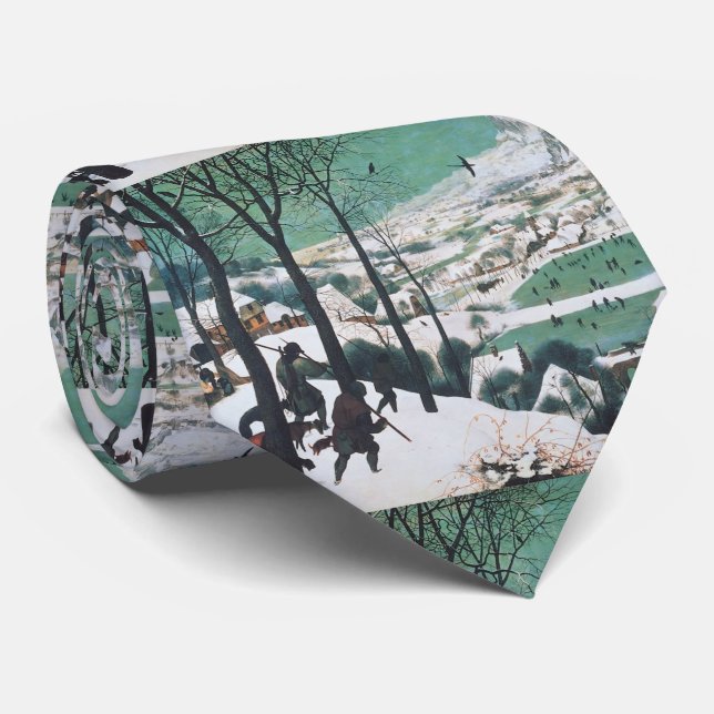 Hunters in the Snow Tie (Rolled)