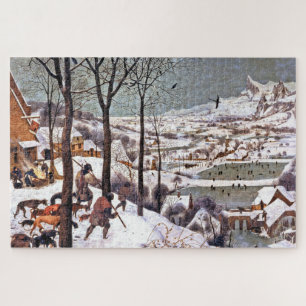 Hunters in the Snow (Winter), Pieter Bruegel Jigsaw Puzzle