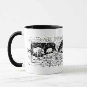 Hunter's Lodge Deer & Wild Boar German Style Mug