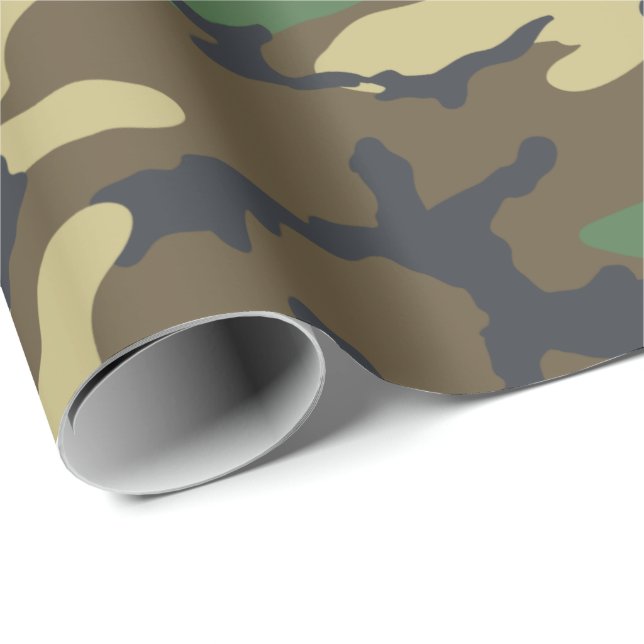  Hunters, Outdoorsmen, Military Gifts  Wrapping Paper (Roll Corner)