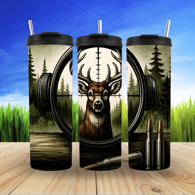 Hunter's View, Forest Standoff Thermal Tumbler (Creator Uploaded)