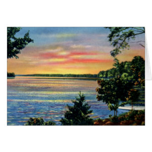 Huntersville North Carolina Sunset on Lake Norman