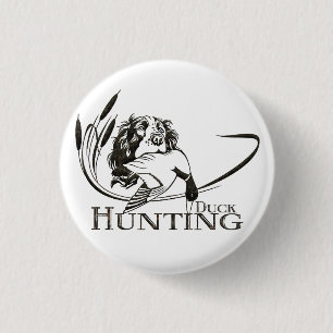 Hunting 3 Cm Round Badge