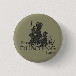 Hunting 3 Cm Round Badge