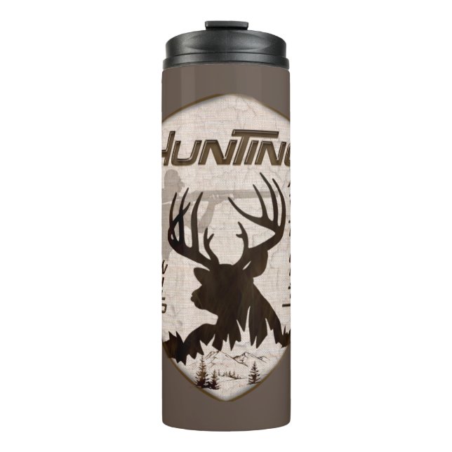 Hunting adventures  thermal tumbler (Front)