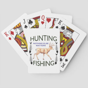 Hunting and Fishing Playing Cards