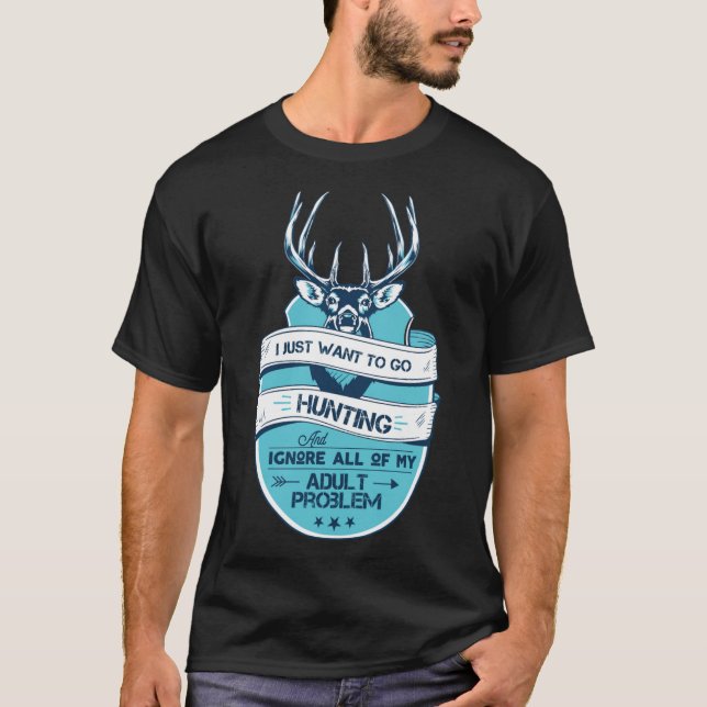 Hunting animals cool  T-Shirt (Front)