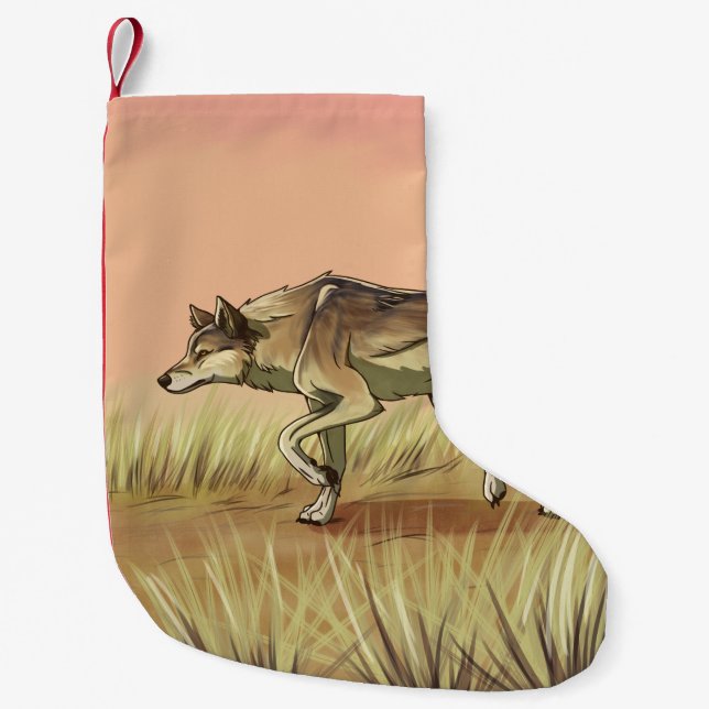 Hunting at Sunrise Small Christmas Stocking (Front)