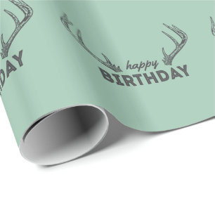 Hunting Birthday Wrapping Paper for Hunters