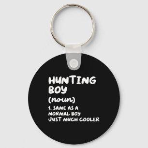 Hunting Boy Definition Funny  Key Ring
