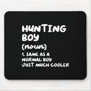 Hunting Boy Definition Funny Mouse Pad