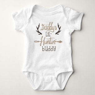 Hunting buddy  baby bodysuit