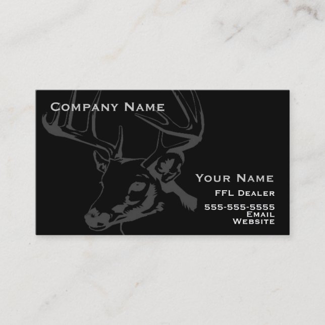 Hunting  business card (Front)