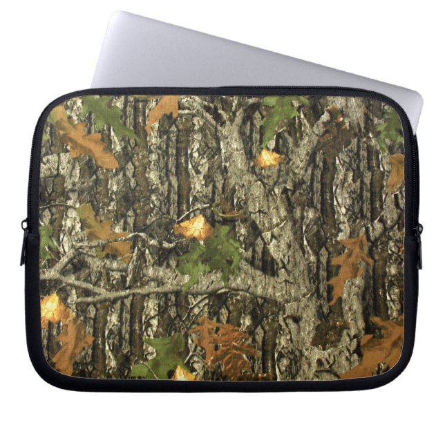 Hunting Camo Laptop Sleeve (Front)