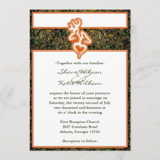 Hunting Camo Wedding Invitation