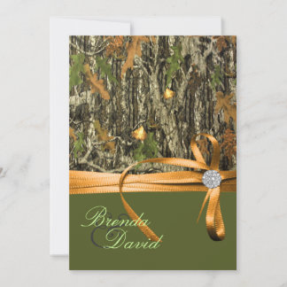 Hunting Camo Wedding Invitation