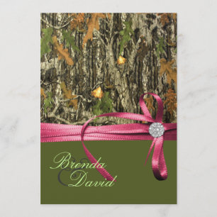 Hunting Camo Wedding Invitation