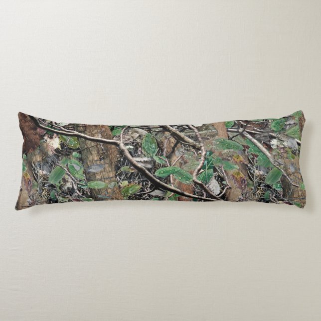 Hunting Camouflage Pattern 4 Body Cushion (Front)