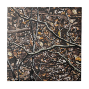 Hunting Camouflage Pattern 6 Ceramic Tile