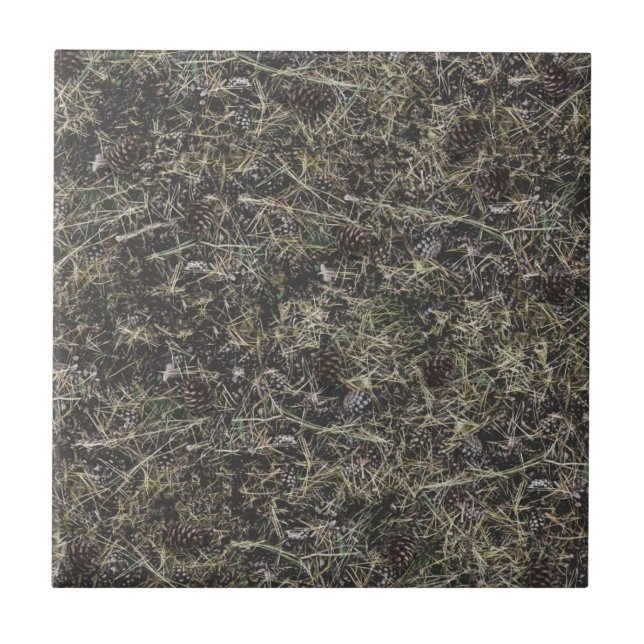 Hunting Camouflage Pattern 7 Ceramic Tile (Front)